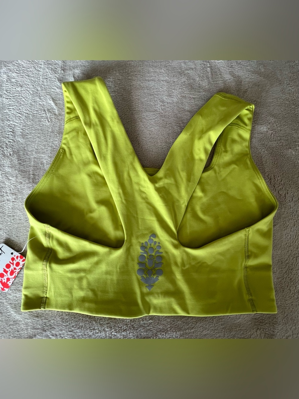 NWT FP Movement by Free People Lime Green Sports Bralette - Picture 4 of 6